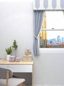 1 Roll Pure White Wallpaper Of Self-Adhesive Peelable Wallpaper, Wall Decor, Room Decor Stickers, Vinyl Decals, Vinyl Stickers, Suitable For DIY Renovation Of Bedrooms, Bathrooms, And Tile Decals. Waterproof PVC Stickers To Decorate Your Room, Birthday Gifts, Graduation Gifts (Width:17.5/19.7in) - Beige - View 25