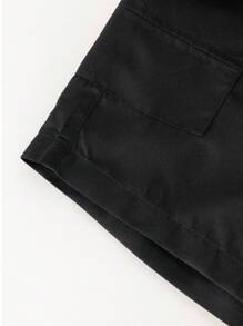 1pc Men's Casual Solid Color Bermuda Shorts For Spring/Summer, Outdoor Workout, Jogging, Street, Training, Fitness, Running, 5-Inch Everyday Commute Fashionable Loose Sports Pants, Hip Hop, Beach Holiday, Swim Shorts