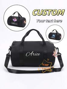 Black Pink Letter Pendant