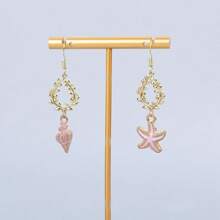 30pcs Assorted Enamel Ocean Series Charms (Starfish, Seashell, Conch), For DIY Jewelry Making Necklace Bracelet Earrings Pendants
