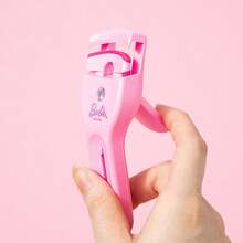 Miniso Barbie Series 2-In-1 Eyelash Curler Portable Eyelashes Curling Clip Makeup Applicator Natural Lash Tweezers Beauty Tools Cosmetic Accessories - Pink - View 3