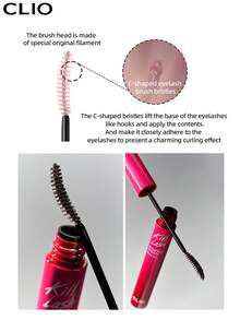 Clio K-Beauty KILL LASH SUPERPROOF MASCARA，纤长卷翘，浓密原装睫毛膏，黑色，防水防汗，持久防晕染，日常妆容，韩妆 - #10 CLEAR CURL - 查看 5