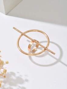 1 件创意新款金属风格简约多功能戒指