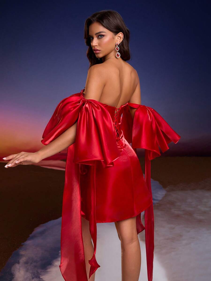 Anymoon Fashion High Waist Prom Dress,Wedding Guest Dress Women,Suitable For Formal Occasions,Graduations, Homecomings, Parties And Wedding Event, Party Dress