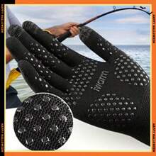 Breathable & Fingerless Fishing Gloves For Cycling, Running, Outdoor, Popular Bait Grip Design, Touch Screen Compatible For Men