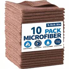 10/20/30 Pieces/Pack Multi-Color Cleaning Microfiber Towel Set - Various Quantities To Choose From, Kitchen, Bathroom, Home, Housewares