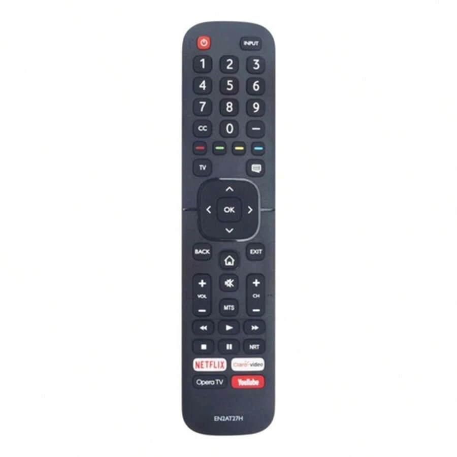 Control Remoto Generico Para Tv Televisión Hisense En2at27s Hdtv Uhd 4k Opera Tv - Negro - Ver 1