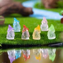5 piezas de accesorios decorativos tipo bolsita ciega con enanos luminosos para crear microescenarios, partículas de enanos adorables para decoración DIY de jardinería y paisajismo, regalos y ornamentos navideños