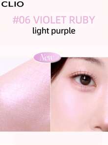 Clio K-Beauty Prism Highlighter，高光面部照明器，珍珠闪光柔滑烘焙粉，闪光持久，粉状荧光笔，日常彩妆，韩国彩妆