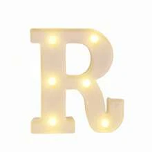 1pc Led Letter Light ,Name Letters Alphabet Letter LED Battery Night Light ,Weddings Birthdays Party Bedroom Decoration