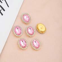 50pcs Oval Water Drops, Diamond Rings, Hand-Sewn Diamonds, Clothing, Accessories, Hats, Shoes, Bags, Accessories
