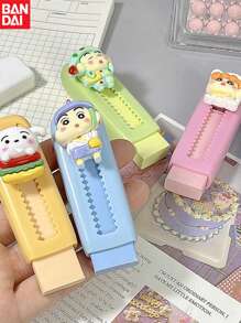 Bandai, Crayon Shin Chan Series, Anime Cartoon Eraser, Easy Colored Eraser Stationery, Student Gift, Easy To Clean, Ideal For Writing And Drawing, Perfect For Office And Study Supplies, Cute Eraser, Perfect Party Gift&Birthday Surprise Gift, Ideal For Christmas, Halloween, Thanksgiving Gifts., School Supplies,Back To School