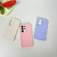 Set de 3 fundas de teléfono de silicona con diseño de ola antideslizante, compatibles con 16 Pro Max, 15 Pro Max, 14 Pro Max, 13 Pro Max, 12 Pro Max, 11 Pro Max, XS Max, 7, 8 Plus, OPPO, VIVO, Honor