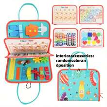 Busy Board Montessori Speelgoed Voor Meisjes & Jongens Cadeaus, Sensorisch Speelgoed, Educatief Reis Speelgoed, Peuteractiviteiten Voor Het Leren Van Fijne Motoriek, Peuterbord Leeftijden Educatief Speelgoed