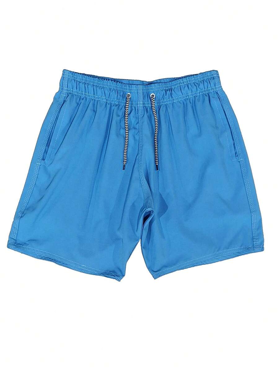 Men Shorts - Baby Blue - View 1