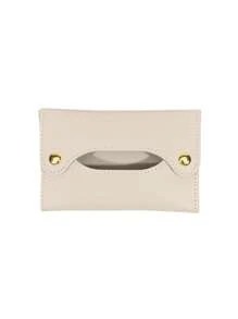 1 Peça Organizador de Bolso Portátil e Simples, Caixa de Lenços para Carro, Bolsa de Tecido Reutilizável para Viagem, Bolsa de Armazenamento de Lenços, Estojo de Couro PU, Sacos Higiênicos para Sala de Estar, Banheiro e Pequenos Itens