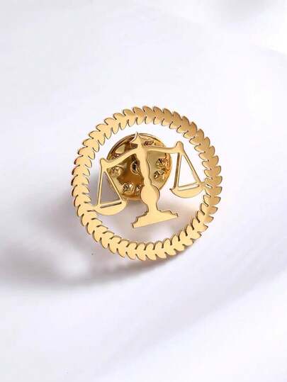 1PC A Unique Badge For Woman With A Classic Versatile Judge Lawyer Fair Justice Brooch Jacket Shirt Suit Lapel Pin
