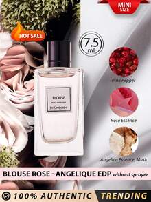 Yves Saint Laurent YSL [Mini] BLOUSE ROSE - ANGELIQUE EDP 7.5ml  / AN IMPERTINENT ROSE FRAGRANCE HEIGHTENED BY SENSUAL MUSK / Rose Fragrance, Green Floral, Musky Angelica, Long-Lasting Fragrance / - BLOUSE ROSE - ANGELIQUE EDP 7.5ml - 查看 1