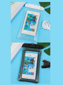 Waterproof Phone Pouch With Lanyard, Lightweight Plastic Dry Bag, Waterproof And Touch Screen Supported, Fits 15/14/13/12/11, Galaxy And Other Phones Up To 7 Inches - Essential For Beach & Travel, Beach Accessories, Pool Float