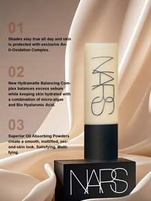Nars 女士柔雾哑光全效粉底液，抗氧化，16 小时持久，45 毫升/1.5 盎司 # Siberia (L0) 彩妆 - Siberia (Light 0) - 查看 3
