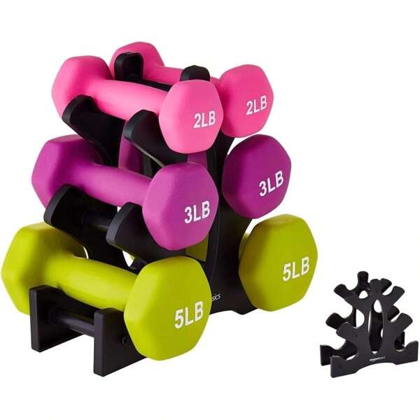 Dumbbell Weight Rack, 3-Tier Dumbbell Rack, Small Weight Rack, Training Dumbbell Rack Home Gym Exercise Dumbbell Rack, Dumbbell Rack Bracket Only