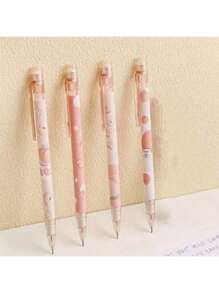 10/15/20 piezas Lápices automáticos de dibujos animados con mina de 0.5mm: Lápiz móvil, no requiere afilar ni presionar - Asegura una escritura suave sin ensuciar las manos Útiles escolares, vuelta al colegio