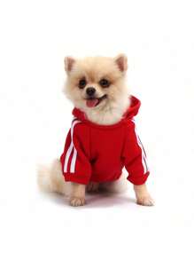 1 pieza Sudadera con capucha para perros, adecuada para perros y gatos de razas pequeñas, medianas y grandes
