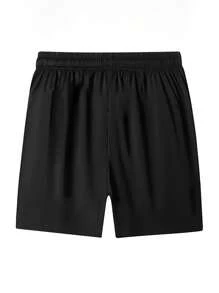 3pcs Plus Size Men's Summer Sports Shorts, Loose Fit Outdoor Lightweight Breathable Casual Shorts