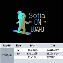 1Pc Customized Stickers ,Baby On Board ,Baby In Car,Suitable For Smooth Surfaces Such As Cars, Etc, Furniture Customized Label Decoration,Suitable For Home, Office, Commercial, And Commercial Decoration And Gifts. Birthday Graduation - Multicolor - View 51