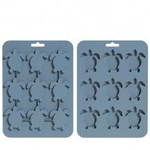 1pc Sea Turtle Shaped Silicone Ice Cube Mold, Turtle Shaped Mold, Suitable For Snacks, Cookies, Cocktails, Chocolate, Candies Or Party, Turtle Ice Cubes - Multicolor - View 11