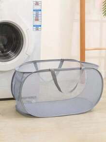 New Foldable Laundry Basket, Large Capacity Storage Laundry Basket, Bathroom Storage Basket. Laundry Hamper, Washing Basket Bathroom Organizer, Basket, Storage Basket, Foldable Laundry Basket Travel Essentials Travel Accessories Vacation Summer Holiday Back To School