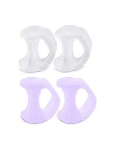 Dụng cụ tách ngón chân bằng gel, 4 miếng đệm ngón chân bền, Dụng cụ bảo vệ ngón chân bằng silicon Dụng cụ duỗi ngón chân cho nam và nữ Dễ dàng đeo vào - Nhiều màu - Xem 10