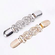 Set de 1/2/3/4 piezas de pinzas para suéter y bufanda de estilo vintage, pinzas para chaqueta, pinzas para chal - Regalo ideal, perfecto para el Día de San Valentín - Plateado - Ver 28
