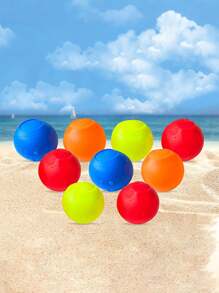 20pcs Water Balls Reusable Quick Fill Water Balloons Bombs Splash Soaker Ball Summer Outdoor Indoor Water Fight, Beach Essentials, Beach Accessories, Pool Float