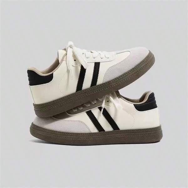 Platte canvas casual sneakers voor dames, comfortabele sportschoenen voor dagelijks gebruik/op de campus, lichtgewicht en veelzijdige outdoorschoenen, voor alle seizoenen