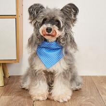 1pc Duck Design Pet Triangular Bib, Washable & Non-Shedding, Digital Printed Puppy Cat Saliva Towel - Yellow - View 6