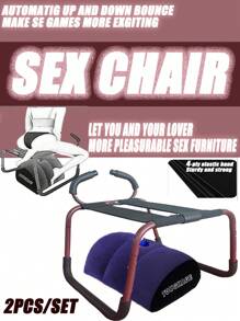 2025 Sexstuhl Sexmöbel, SM Produkt, Sex, Sexy, Sexspielzeug, Multifunktions Sexpositions-Verstärker Stuhl Neuheit Spielzeug mit Haltegriff für Paare, Sexpositions-Verstärker Stuhl Liebes-Stuhl-Hilfe SM Schaukeln Hüpfendes Sexsofa Sexmöbel mit Griffen