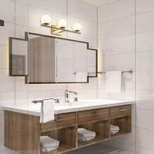 Bathroom Vanity Wall Light Led Fixture Industrial Rustic 3head Mirror Front Lamp - 暖白色 - 查看 6