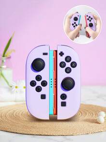 1 Pair Of Handle Protective Case Compatible With Nintendo 2025 Switch 2 Joy-Con Controllers, Compatible With Nintendo Switch OLED/NS Left And Right Handle Controller Protective Cover, The Shell Effectively Prevents The Handle From Scratching, Is Non-Slip And Sweat-Resistant, And Does Not Fall Off. It Is The Best Gift For Students, School Season, Summer, And Valentine's Day Compatible With Switch Players - Multicolor - View 17