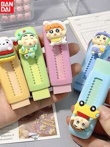 Bandai, Crayon Shin Chan Series, Anime Cartoon Eraser, Easy Colored Eraser Stationery, Student Gift, Easy To Clean, Ideal For Writing And Drawing, Perfect For Office And Study Supplies, Cute Eraser, Perfect Party Gift&Birthday Surprise Gift, Ideal For Christmas, Halloween, Thanksgiving Gifts., School Supplies,Back To School