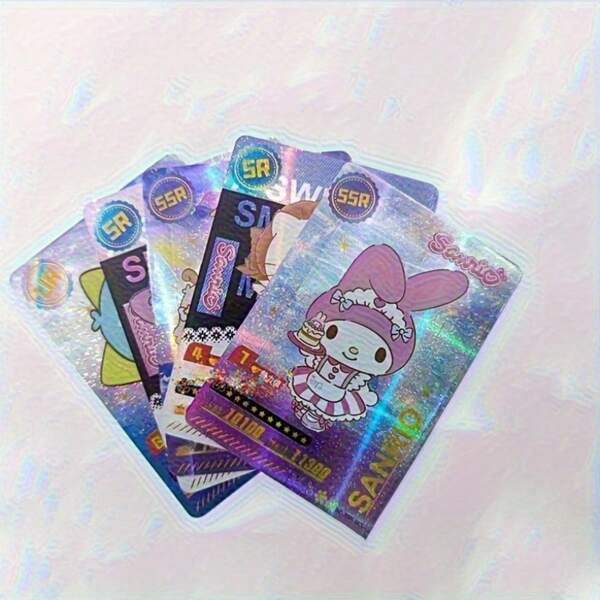Sanrio 16pcs/1box (32pcs) Sanrio Character Series Cards - Kitty, My Melody, Kuromi Etc. - Premium Cardstock Collectible Trading Cards, Suitable For Fans, Collectors, And Gift-Giving, Great Small Gift