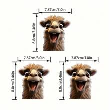 1/2/3pcs Camel Laugh Transfer Stickers, Suitable For Men And Women, Washable For T-Shirt, Jeans, Jacket, Backpack, Clothes, Hat, Making Your Apparel More Colorful