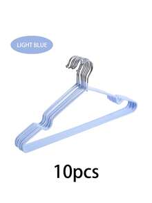 [超值装] 10 件重型金属衣架 | 防滑凹槽，无痕设计，适用于浴室、卧室、衣橱、衣柜、宿舍整理 - 彩色 - 查看 13