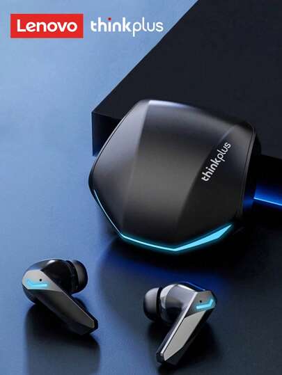 Lenovo GM2PRO Bluetooth Headphones, Half In-Ear Style, Esports Gaming Mode With Low Latency, Suitable For Sports & Running, High-Quality Audio & Microphone, Wireless Earbuds Compatible With Phones, Tablets, Laptops