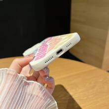 Capa de celular TPU macia à prova de choque com letras coloridas em inglês, compatível com Apple 16, 15, 14, 13, 12, 11 Pro Max, Mini, XR, XS, X, 7, 8 Plus - Multicolorido - Ver 5