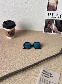 1 buc ochelari de vedere ultra-ușori pentru copii, purtare confortabilă pentru băieți și fete, la modă pentru fotografie, petrecere, ciclism, călătorii, sport, ramă ovală, stil celebrități de pe internet