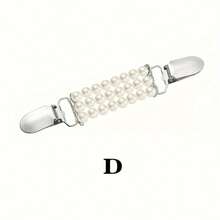 1 Stück Pulloverclip, vintage Strickjacken Kragen Clip, formeller Hemd Brosche Clip, Taille Rücken Clip, Strass Perlen Clip, Geschenk für Frauen (Perlen & Strass Styles)