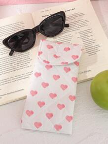 1pc Cute Glasses Bag, Glasses Storage Box For Girls, Sunglasses Accessories, With Cute Style, Cartoon Design And Girly Pattern, Perfect To Protect Sunglasses, A Great Gift. , Gender Reveal Party, Perfect Choice For Birthdays, Weddings, Parties, Perfect Gift For Colleagues, Friends And Family, Back To School Gift, Great Gift For Summer Vacation, Travel