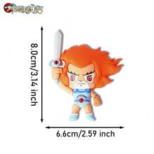 WB 1PC Thunder Cats Officially Licensed Lion-O 3D Foam Magnet Lightweight Easy Carry High Quality Strong Adsorption Good Three Dimensional Effect Bright Colors Home Decoration Office Desktop Decoration Animation Theme Party Christmas Birthday Gift