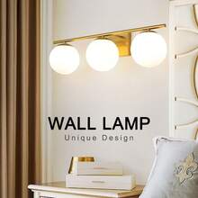 Bathroom Vanity Wall Light Led Fixture Industrial Rustic 3head Mirror Front Lamp - 暖白色 - 查看 8